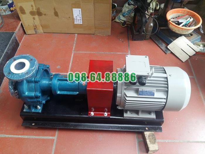 Bơm dầu gia nhiệt RY80-50-250 công suất 22 kW, cột áp 72 m, lưu lượng 60 m3/h