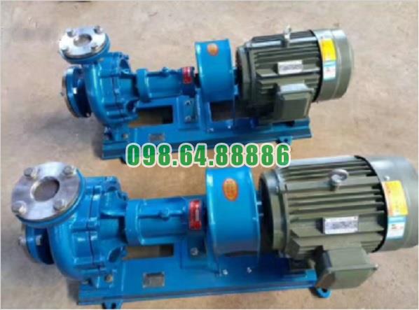 Bơm tuần hoàn dầu tải nhiệt RY100-65-200 cột áp 50 m, lưu lượng 100 m3/h, công suất 22 kW