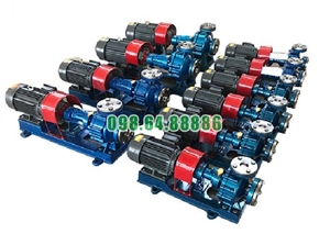 Bơm tuần hoàn dầu tải nhiệt RY100-65-200A cột áp 44 m, lưu lượng 94 m3/h, công suất 22 kW
